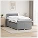 Letto box spring con materasso Grigio Chiaro 120 x 190 cm - Foto miniatura 4