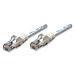 ICOC CCA5U-010-WH - Cavo di rete Patch CCA Cat. 5e Bianco UTP 1 mt - Foto miniatura 2