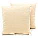 Coppia Cuscini Arredo Imbottiti Tessuto Ottoman In Tinta Unita Colore Beige 02 40x40 Beige 02 - Foto miniatura 3