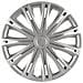 Copricerchi Auto Universali 13 Pollici Tech-one Spark Silver 31585 - Foto miniatura 3