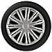Copricerchi Auto Universali 13 Pollici Tech-one Spark Silver 31585 - Foto miniatura 4