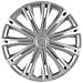 Copricerchi Auto Universali 13 Pollici Tech-one Spark Silver 31585 - Foto miniatura 1