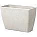 Vaso Da Fiori Moderno Rettangolare Bianco 60x27x41cm Baris - Foto miniatura 22