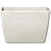 Vaso Da Fiori Moderno Rettangolare Bianco 60x27x41cm Baris - Foto miniatura 5