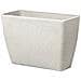 Vaso Da Fiori Moderno Rettangolare Bianco 60x27x41cm Baris - Foto miniatura 30