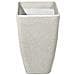 Vaso Da Fiori Moderno Rettangolare Bianco 60x27x41cm Baris - Foto miniatura 18