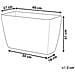 Vaso Da Fiori Moderno Rettangolare Bianco 60x27x41cm Baris - Foto miniatura 34