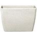 Vaso Da Fiori Moderno Rettangolare Bianco 60x27x41cm Baris - Foto miniatura 12