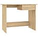 Scrivania Rovere Sonoma 100x50x76 cm in Legno Multistrato - Foto miniatura 1