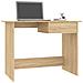 Scrivania Rovere Sonoma 100x50x76 cm in Legno Multistrato - Foto miniatura 6