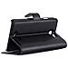 Custodia Compatibile Con Htc Desire 516 In Nero Carbone - Coperchio Protettiva Con Chiusura Magnetica, Funzione Stand E Tasca Per Le Carte - Foto miniatura 7