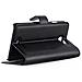 Custodia Compatibile Con Htc Desire 516 In Nero Carbone - Coperchio Protettiva Con Chiusura Magnetica, Funzione Stand E Tasca Per Le Carte - Foto miniatura 11
