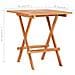 Tavolo Da Bistrot Pieghevole 60x60x65 Cm In Massello Di Teak - Foto miniatura 4