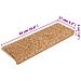 Tappetini per Scale 15 pz 65x21x4 cm Beige - Foto miniatura 4