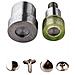 Doppio Cappello Rivetti Posto Attrezzo Set Fustelle Per Verde Universale Pressione A Mano Macchina Rivettatrice Verde Macchina Pressione A Mano, 9mm - Foto miniatura 1