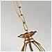 Aegean 3lt Chandelier Aged Brass - Foto miniatura 5