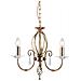 Aegean 3lt Chandelier Aged Brass - Foto miniatura 6