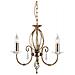 Aegean 3lt Chandelier Aged Brass - Foto miniatura 1