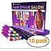 Desiderio Deluxe Gesso Dei Capelli Regalo Per Le Ragazze - 10 Temporary Non Tossico Facile Lavabile Hair Dye Colorato Metallizzato Penne Glitter - Giochi Grandi Compleanno Ragazze - Foto miniatura 1