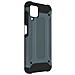 Cover Samsung Galaxy A12 Ibrida Design Rilievo Anticaduta Defender Ii Blu - Foto miniatura 2