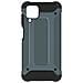 Cover Samsung Galaxy A12 Ibrida Design Rilievo Anticaduta Defender Ii Blu - Foto miniatura 1