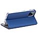 Smart Book Custodia Poket Silicone Flip Cover Case Per Samsung Galaxy A22 5g A226 Blu - Foto miniatura 5