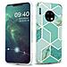 Custodia Compatibile Con Huawei Mate 30 In Marmo Verde Chiaro Verde Oro No. 3 - Coperchio Protettivo In Silicone Tpu Con Motivo A Mosaico - Foto miniatura 1