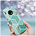 Custodia Compatibile Con Huawei Mate 30 In Marmo Verde Chiaro Verde Oro No. 3 - Coperchio Protettivo In Silicone Tpu Con Motivo A Mosaico - Foto miniatura 8