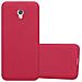 Cadorabo Custodia Compatibile Con Zte Blade V7 In Frost Rosso - Coperchio Protettivo In Silicone Tpu Flessibile - Foto miniatura 1