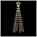 Albero di Natale con Puntale Bianco Freddo 108 LED 180 cm - Foto miniatura 2