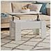 Tavolino Da Salotto Bianco Lucido 79x49x41 Cm Legno Compensato - Foto miniatura 6