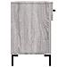 Panca Porta Scarpe Grigio Sonoma 102x35x55 Cm Legno Multistrato - Foto miniatura 4