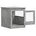 Gabbia Cani Arredamento Grigio Cemento 64,5x80x71cm Multistrato - Foto miniatura 5