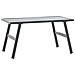 Tavolino Da Giardino Nero 90x45x35cm Acciaio Verniciato Polvere - Foto miniatura 2