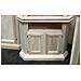 Porta Tv Angolare In Legno Classico 2 Porte Grezzo L. 73 X 73 H. 83 - Foto miniatura 1