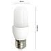 Lampadina Led 6.5 Watt Luce Calda 3000k Risparmio Energia E27 C38-c - Foto miniatura 1