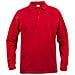 Basic Polo L /s Junior Rosso 90/100 - Foto miniatura 1