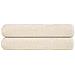Asciugamani Per Sauna 2 Pz Crema 80x200 Cm 360 G /m 100% Cotone - Foto miniatura 1
