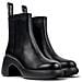 Thelma Booties Stivaletti Pelle Di Mucca Scarpe Donna Nero Eu 38, K400784-001 - Foto miniatura 1