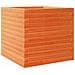 Fioriera Giardino Marrone Cera 50x50x45,5cm Legno Massello Pino - Foto miniatura 5