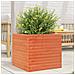 Fioriera Giardino Marrone Cera 50x50x45,5cm Legno Massello Pino - Foto miniatura 6