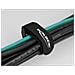 Fascetta a strappo per cavi con occhiello L 190 x L 25 mm nero 5 pezzi - Foto miniatura 2