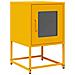 Comodino Giallo Senape 36x39x60,5 Cm Acciaio Laminato A Freddo - Foto miniatura 2