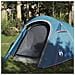 Tenda da Campeggio a Tunnel per 3 Persone Blu Impermeabile - Foto miniatura 1