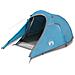 Tenda da Campeggio a Tunnel per 3 Persone Blu Impermeabile - Foto miniatura 3