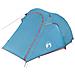 Tenda da Campeggio a Tunnel per 3 Persone Blu Impermeabile - Foto miniatura 4