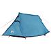 Tenda da Campeggio a Tunnel per 3 Persone Blu Impermeabile - Foto miniatura 8