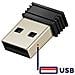 Mouse Senza Fili E Dongle Usb 2.4g Compatto Ricaricabile, Nero - Foto miniatura 4