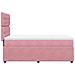 Giroletto a Molle con Materasso Rosa 90x190 cm in Velluto - Foto miniatura 7