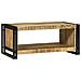 Tavolino da Caffè 90x50x38 cm Legno Massello Grezzo di Mango - Foto miniatura 1